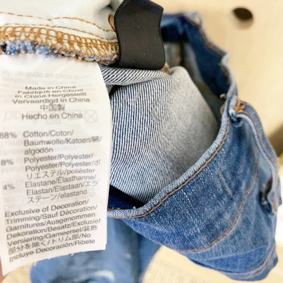 Madewell Women's Cali Demi Boot Distressed Jeans Size 27 - Picture 8 of 8